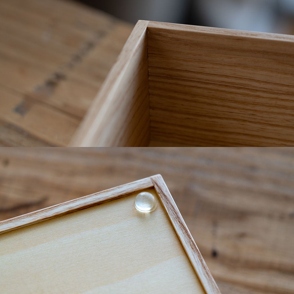 GAKUNANタモ材ティッシュケース岳南木工静岡