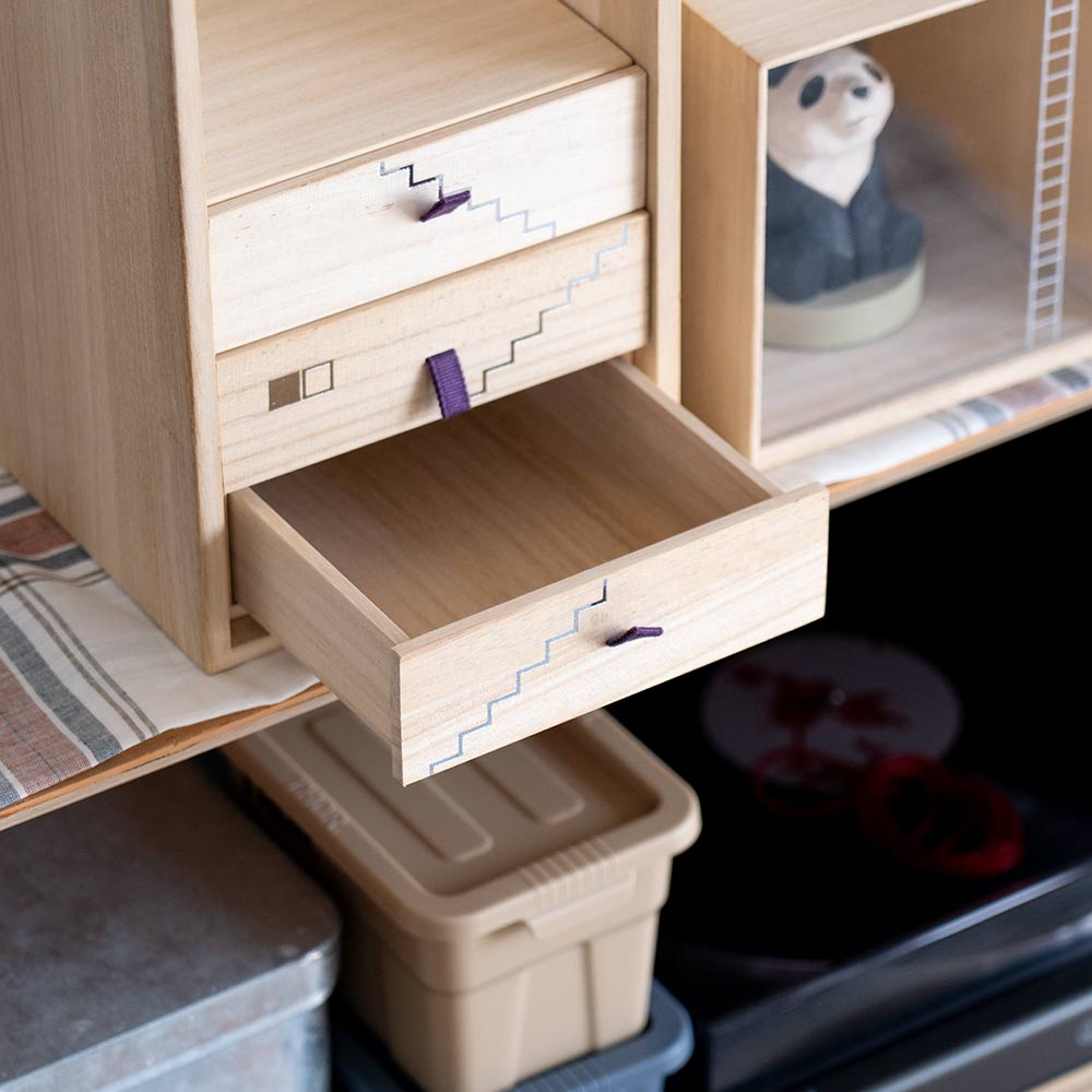 増田桐箱店BookRooms本のおうち桐収納引き出し日本製