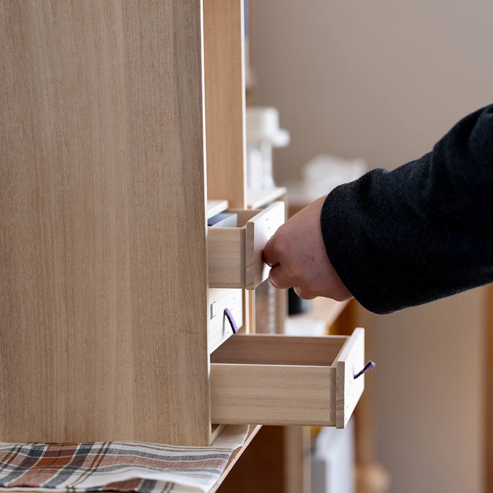 増田桐箱店BookRooms本のおうち桐収納引き出し日本製